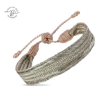 NERRY N&deg;1 BRACELET ROSE GOLD PISTACHIO