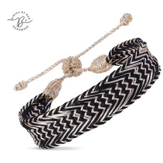 NERRY N&deg;1 BRACELET GOLD &amp; SILVER EBONY