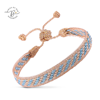 IZY N&deg;2 BRACELET IN PEACH SKY BLUE