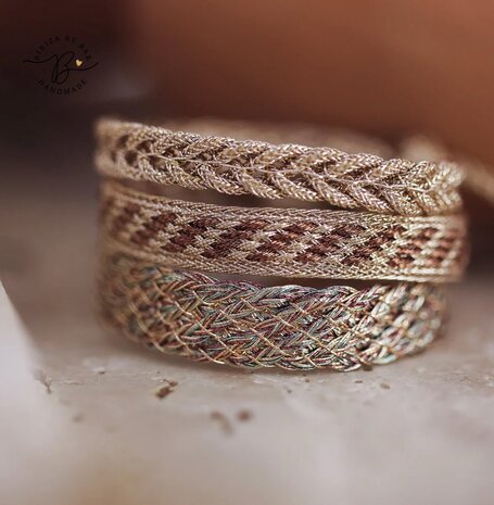 IZY N°2 BRACELET IN ROSE GOLD MOCHA